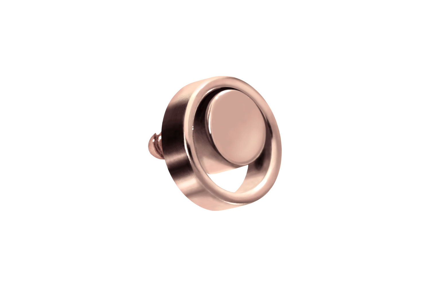 Titan Schraubaufsatz mit Außengewinde RING + DISC ++SALE++ von Piercingline